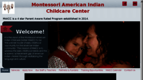 What Americanindianmontessori.net website looked like in 2018 (5 years ago)