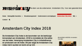 What Amsterdamcityindex.nl website looked like in 2018 (5 years ago)