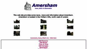 What Amersham.org.uk website looked like in 2018 (5 years ago)