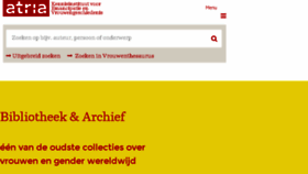 What Atria-kennisinstituut.nl website looked like in 2018 (6 years ago)
