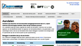 What Allesoveraandelen.com website looked like in 2018 (5 years ago)