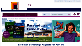What Aldilife.de website looked like in 2018 (5 years ago)