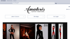 What Amatoris.de website looked like in 2018 (5 years ago)