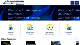 What Aerospaceunlimited.com website looked like in 2018 (5 years ago)
