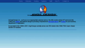What Angildesign.com website looked like in 2018 (5 years ago)