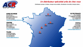 What Acrdistribution.fr website looked like in 2018 (5 years ago)
