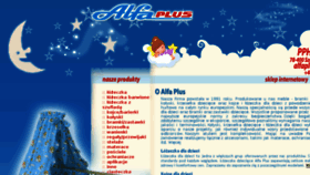 What Alfaplus.pl website looked like in 2018 (6 years ago)