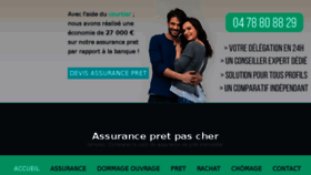 What Assurance-pret-pas-cher.com website looked like in 2018 (6 years ago)