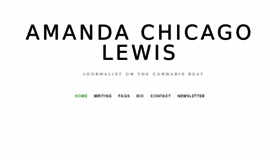 What Amandachicagolewis.com website looked like in 2018 (5 years ago)