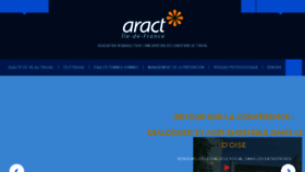 What Aractidf.org website looked like in 2018 (5 years ago)