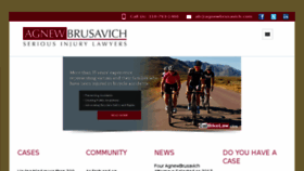 What Agnewbrusavich.com website looked like in 2018 (5 years ago)