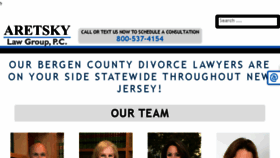 What Aretskylawgroup.com website looked like in 2018 (5 years ago)