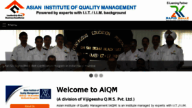 What Aiqmindia.com website looked like in 2018 (5 years ago)
