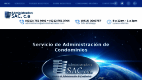 What Administradorasac.com website looked like in 2018 (5 years ago)