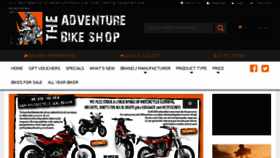 What Adventurebikeshop.co.uk website looked like in 2018 (5 years ago)