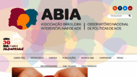 What Abiaids.org.br website looked like in 2018 (8 years ago)