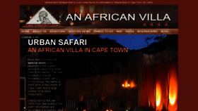 What Anafricanvilla.co.za website looked like in 2018 (5 years ago)