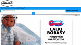 What Agallo.pl website looked like in 2018 (5 years ago)