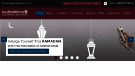 What Abudhabiblinds.com website looked like in 2018 (5 years ago)
