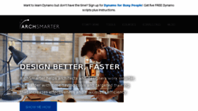 What Archsmarter.com website looked like in 2018 (5 years ago)