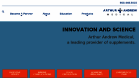 What Arthurandrew.com website looked like in 2018 (5 years ago)