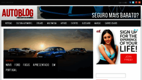 What Autoblog.pt website looked like in 2018 (5 years ago)