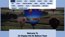 What Airdisplay.ca website looked like in 2018 (5 years ago)