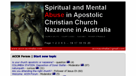 What Accn-australia.com website looked like in 2018 (5 years ago)