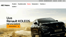 What Abcmotors.ee website looked like in 2018 (5 years ago)
