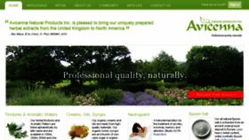 What Avicennanatural.com website looked like in 2018 (5 years ago)