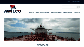 What Awilco.no website looked like in 2018 (5 years ago)