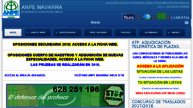 What Anpenavarra.com website looked like in 2018 (5 years ago)