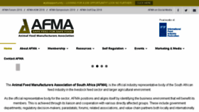 What Afma.co.za website looked like in 2018 (5 years ago)