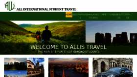 What Allistravel.com website looked like in 2018 (5 years ago)