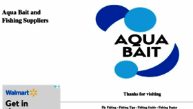 What Aquabait.com.au website looked like in 2018 (5 years ago)