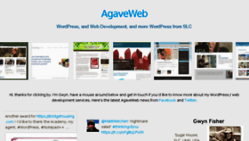 What Agaveweb.com website looked like in 2018 (5 years ago)