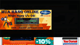 What Anthanh.com website looked like in 2018 (5 years ago)