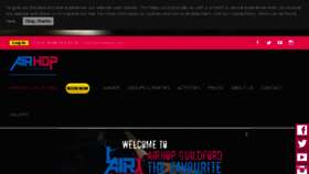 What Airhop-guildford.com website looked like in 2018 (6 years ago)
