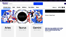 What Astrology.yahoo.com website looked like in 2018 (5 years ago)