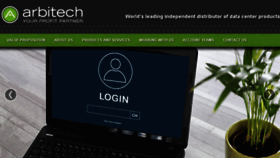 What Arbitech.com website looked like in 2018 (5 years ago)