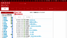 What Akiba48.net website looked like in 2018 (5 years ago)