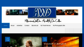 What Adventureswithdan.com website looked like in 2018 (5 years ago)