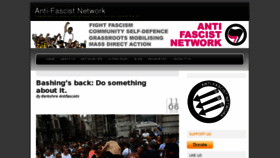 What Antifascistnetwork.org website looked like in 2018 (5 years ago)