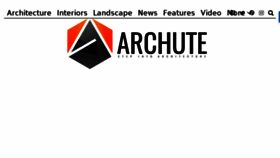 What Archute.com website looked like in 2018 (5 years ago)