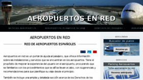 What Aeropuertosenred.com website looked like in 2018 (5 years ago)
