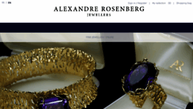 What Alexandrerosenberg.com website looked like in 2018 (5 years ago)