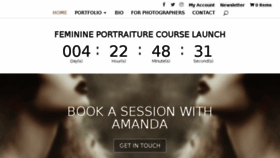 What Amandadiaz.com website looked like in 2018 (5 years ago)