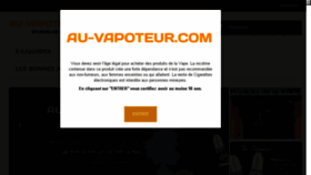 What Au-vapoteur.com website looked like in 2018 (5 years ago)