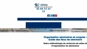 What Aleou.fr website looked like in 2018 (5 years ago)