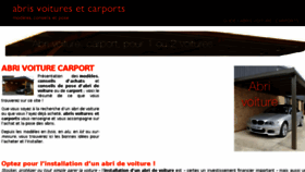 What Abris-carport.fr website looked like in 2018 (5 years ago)